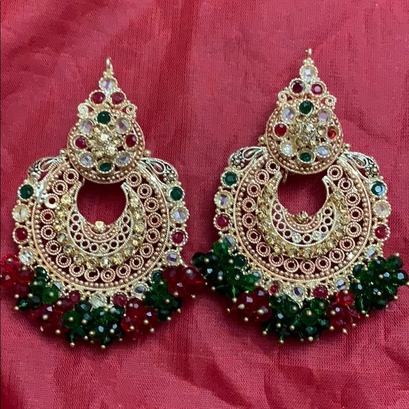 New without Bollywood Earrings - Picture 2 of 8